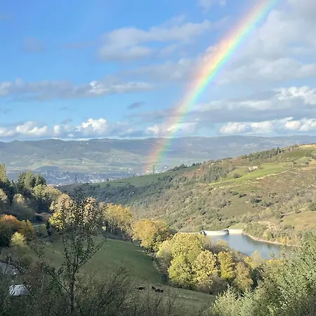 Les Terrasses Du Pilat Rum i privatbostad La Valla-en-Gier